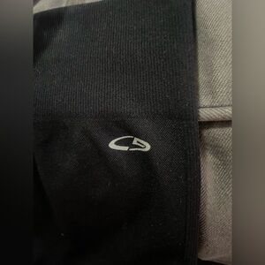 Champion Black Leggings with Logo